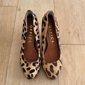 Office London heels leopard size 36